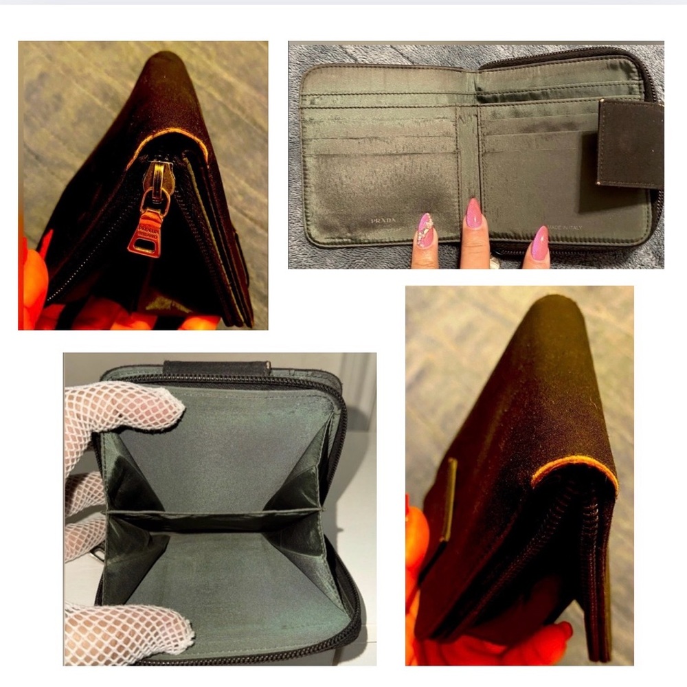 PRADA Nylon Small Wallet, Authentic, Unisex. GUC - Picture 10 of 17